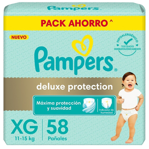 Pampers Deluxe Protection XG x 58 unidades