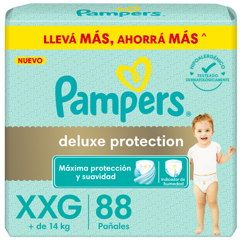 Pampers Deluxe Protection XXG x 88 unidades