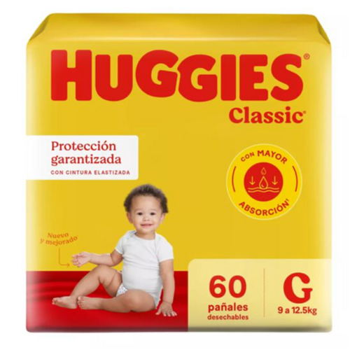 Huggies Classic G x 60 unidades