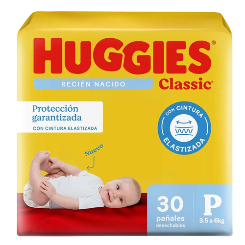 Huggies Classic P x 30 unidades