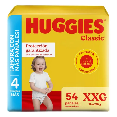 Huggies Classic XXG x 54 unidades
