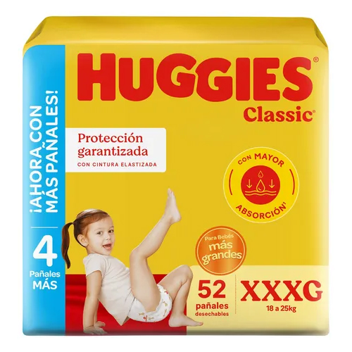 Huggies Classic XXXG x 52 unidades