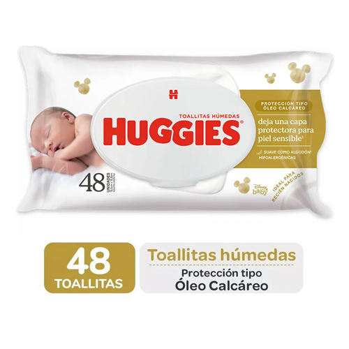 Toallitas Humedas Huggies Oleo Calcareo x 48 unidades
