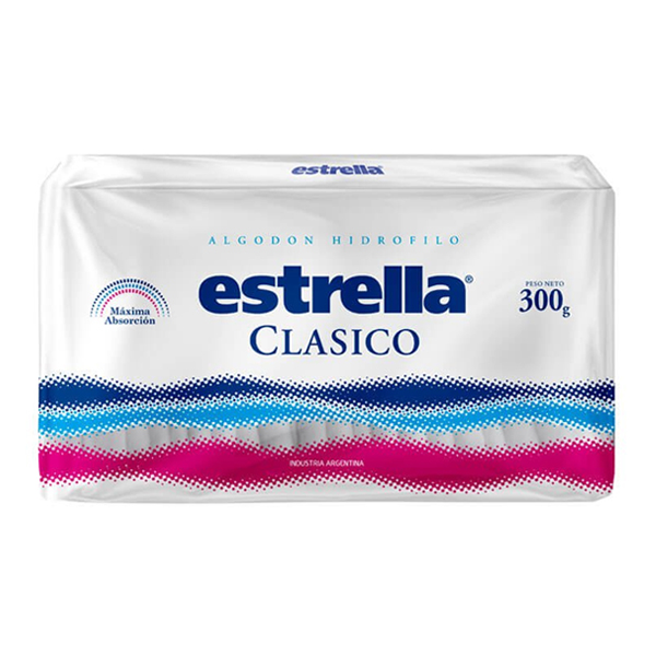 Algodón Estrella Clásico x 300g