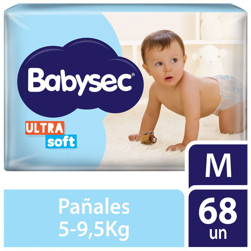 Babysec Ultra Soft M x 68 unidades