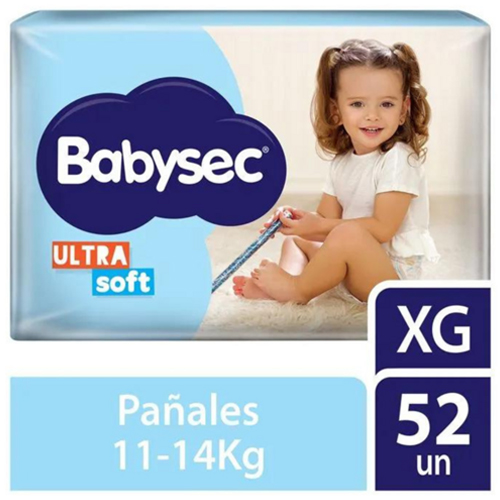 Babysec Ultra Soft XG x 52 unidades