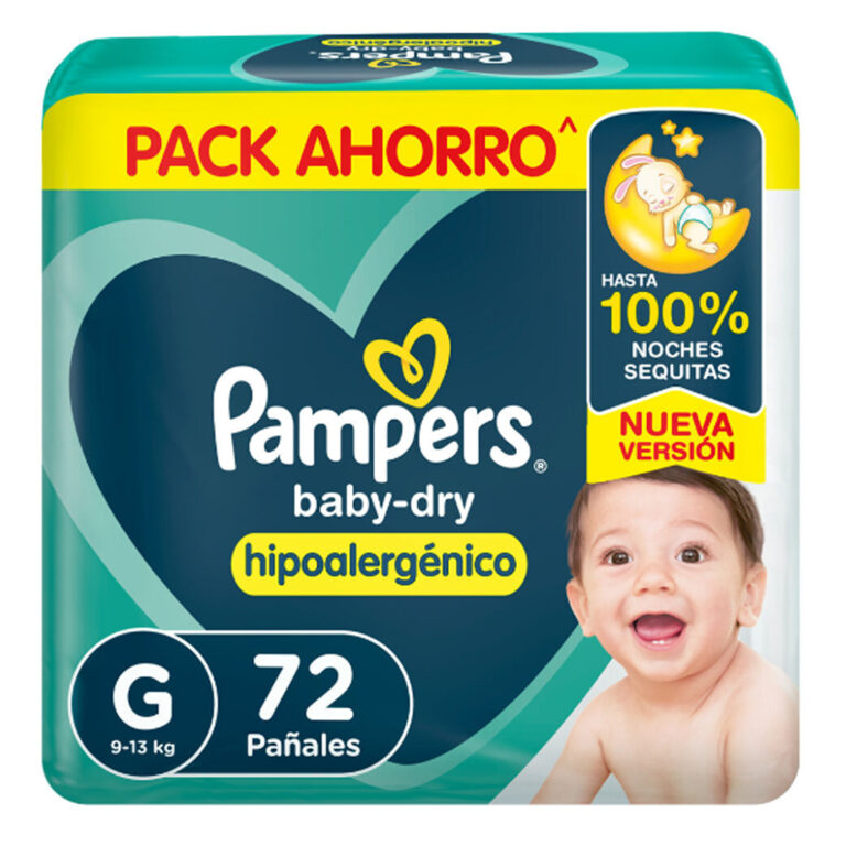 Pampers Baby Dry G x 72 unidades