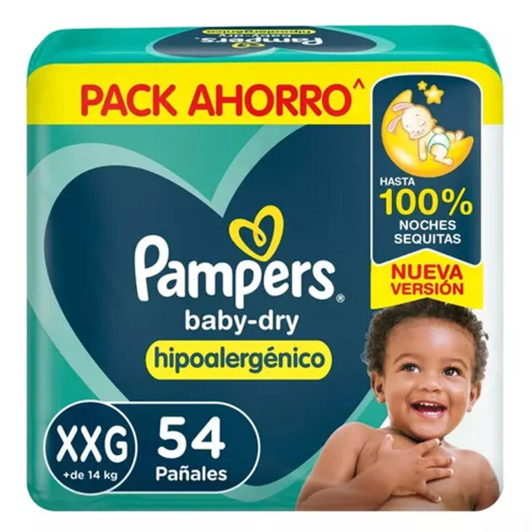 Pampers Baby Dry XXG x 54 unidades
