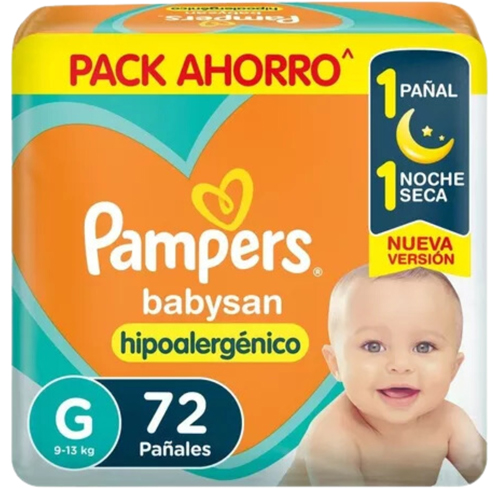 Pampers Babysan G x 72 unidades