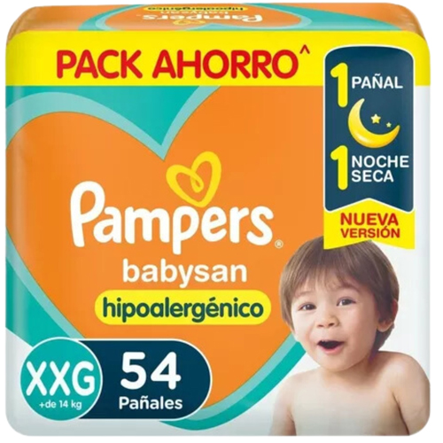Pampers Babysan XXG x 54 unidades
