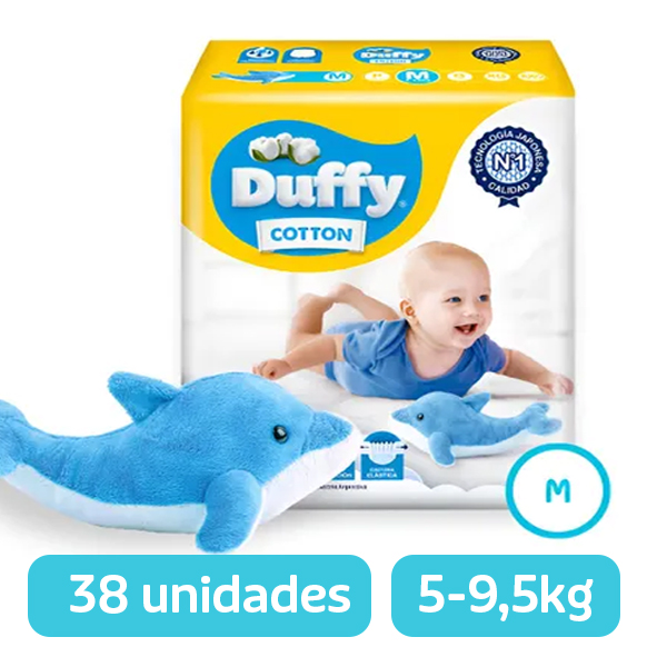 Pañales Duffy M x 38 unidades