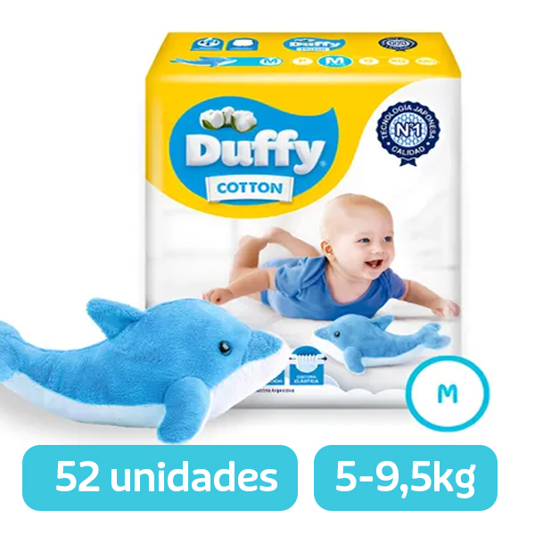 Pañales Duffy M x 52 unidades