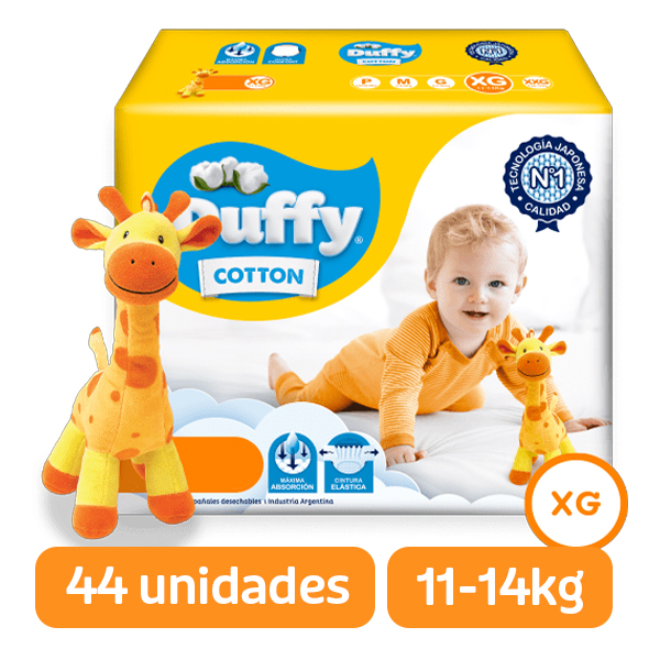 Pañales Duffy XG x 44 unidades