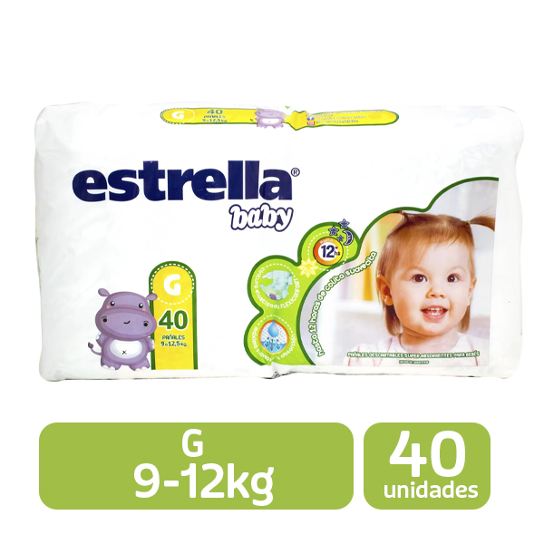 Pañales Estrella Baby G x 40 unidades