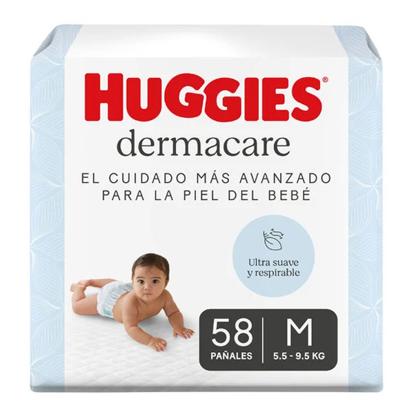 Huggies Dermacare M x 58 unidades