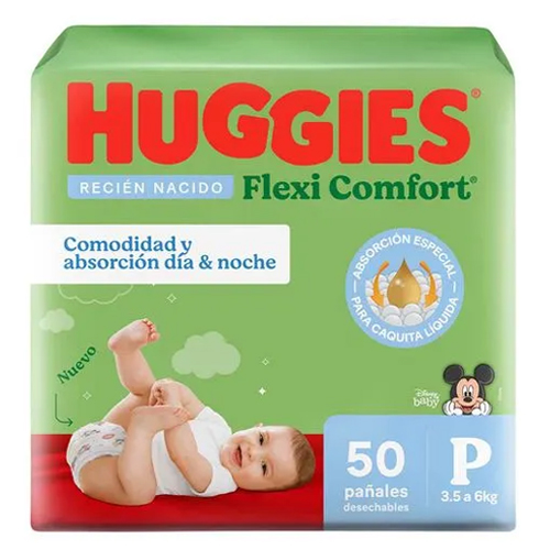 Huggies Flexi Comfort P x 50 unidades