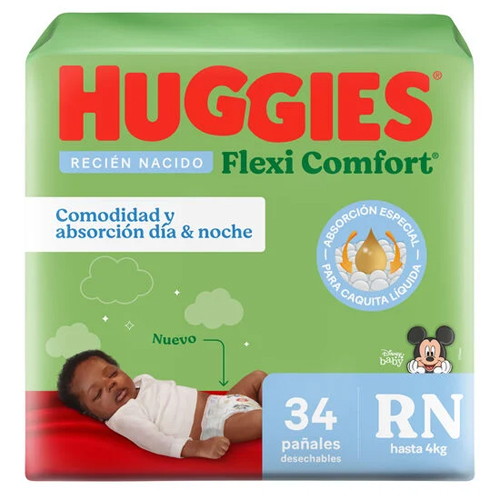 Huggies Flexi Comfort RN x 34 unidades