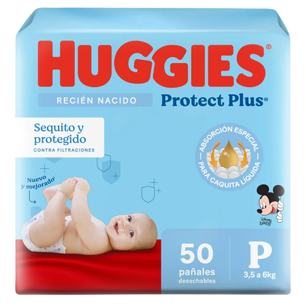 Huggies Protect Plus P x 50 unidades