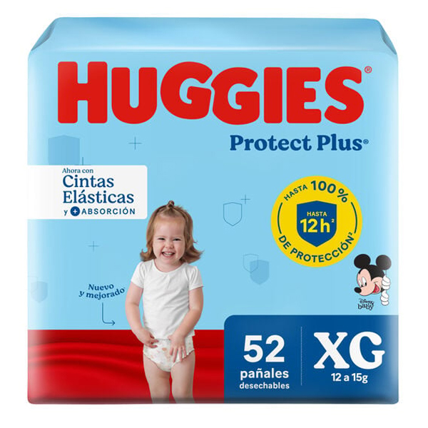 Huggies Protect Plus XG x 52 unidades