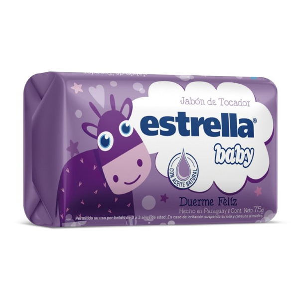 Jabón en Barra Estrella Baby Duerme Feliz x 75g