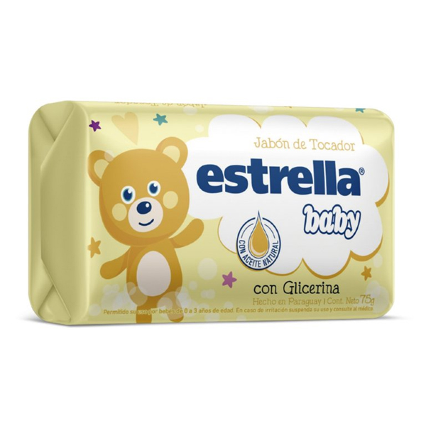Jabón en Barra Estrella Baby de Glicerina x 75g