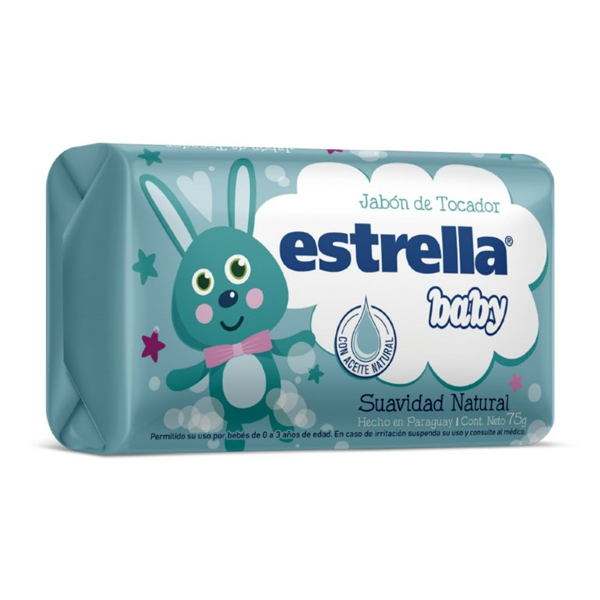 Jabón en Barra Estrella Baby Suavidad Natural x 75g