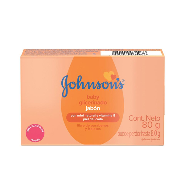 Jabón en Barra Johnsons Glicerina x 80g
