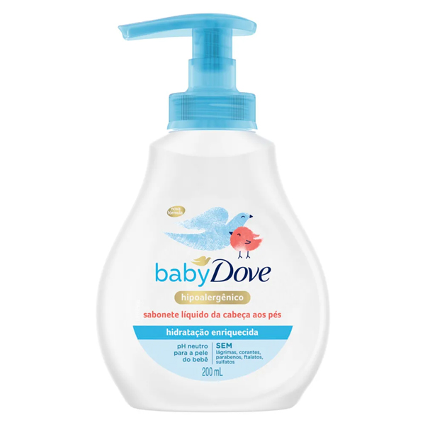 Jabón Líquido Baby Dove Humectación Enriquecida x 200ml