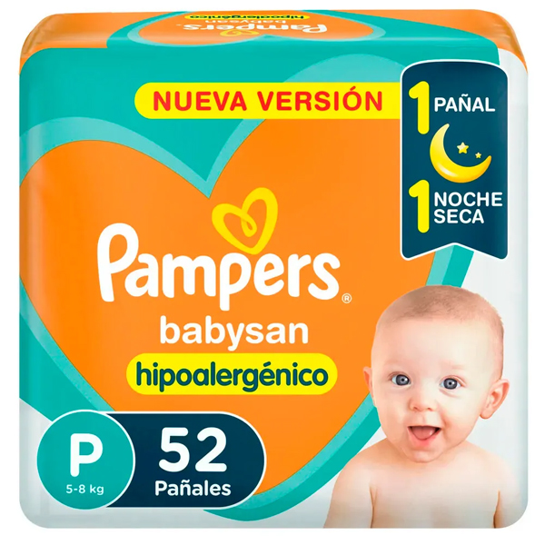 Pampers Babysan P x 52 unidades