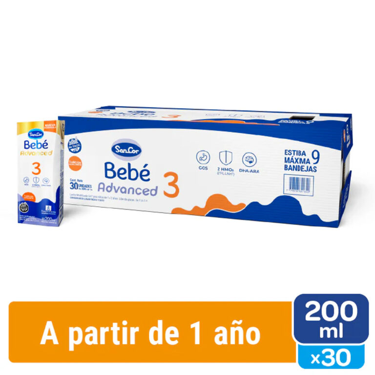 Sancor Bebe Nº3 Liquida - Pack 30 Bricks x 200ml