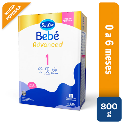 Sancor Bebe Nº1 - Caja x 800g