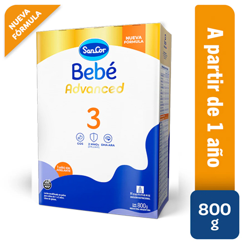 Sancor Bebe Nº3 - Caja x 800g