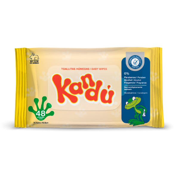 Toallitas Húmedas Kandú x 48 unidades