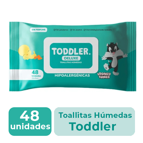 Toallitas Húmedas Toddler Sin Perfume x 48 unidades