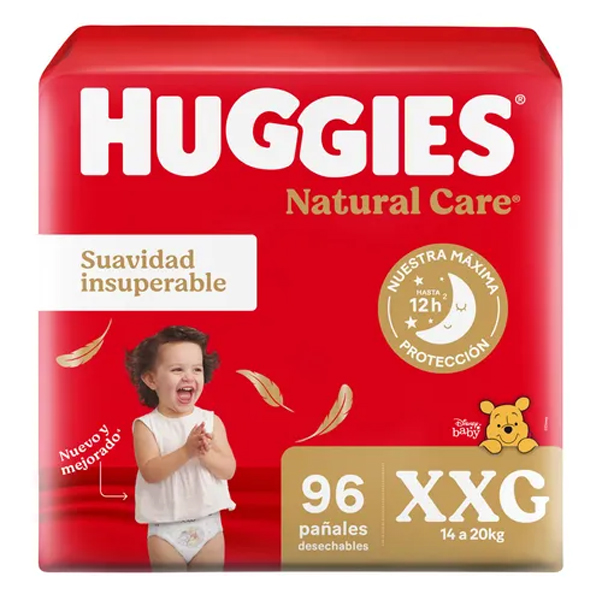 Huggies Natural Care XXG x 96 unidades