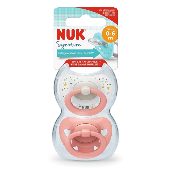 chupetes nuk 0-6 meses rosa nana