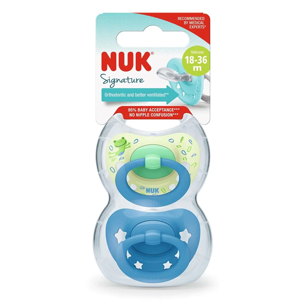 chupetes nuk signature 18-38 azul