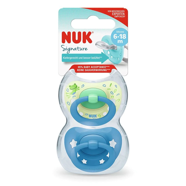 chupete nuk 6-18 nene azul