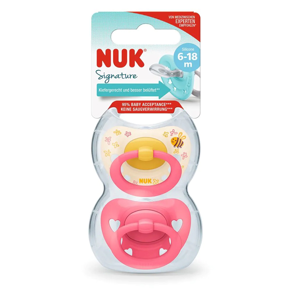 chupetes nuk 6-18 meses rosa nana