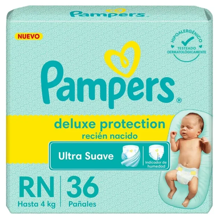 Pampers Deluxe Protection RN x 36 unidades (4KG)