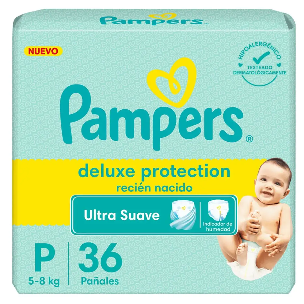 Pampers Deluxe Protection P x 36 unidades