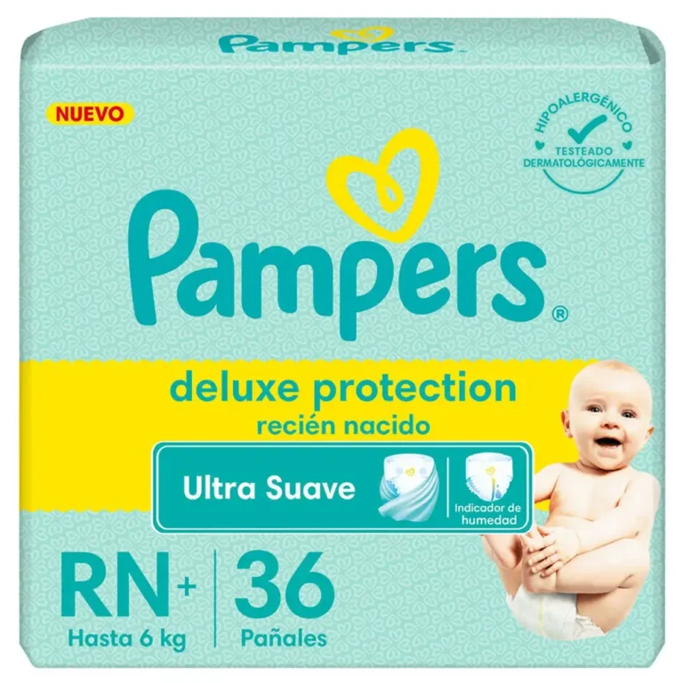 Pampers Deluxe Protection RN+ x 36 unidades